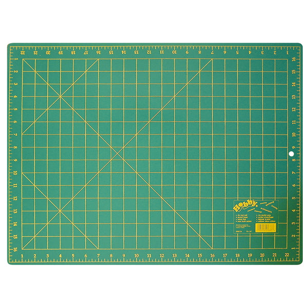 Tapis de coupe verte HOBBY - 17" x 23" (43 x 58 cm)