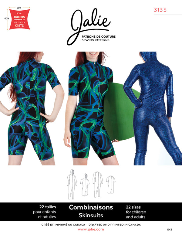 Jalie Pattern 3135 - Skinsuits