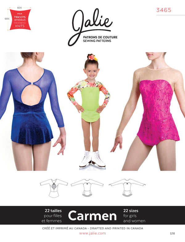 Jalie Pattern 3465 - CARMEN Skating Dress