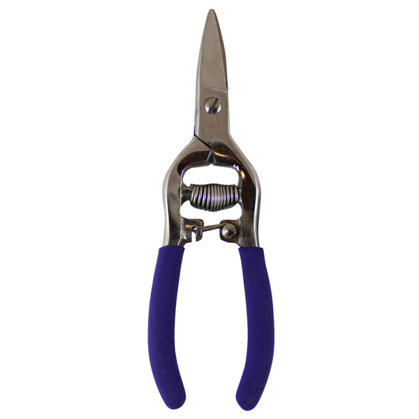 SOFTKUT Forged Stainless Steel Spring-Action Rag Quilt Snips - 6½" (15.9cm)