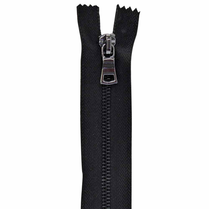 VIZZY Fashion One-Way Separating Zipper 50cm (20") - Black - 1735