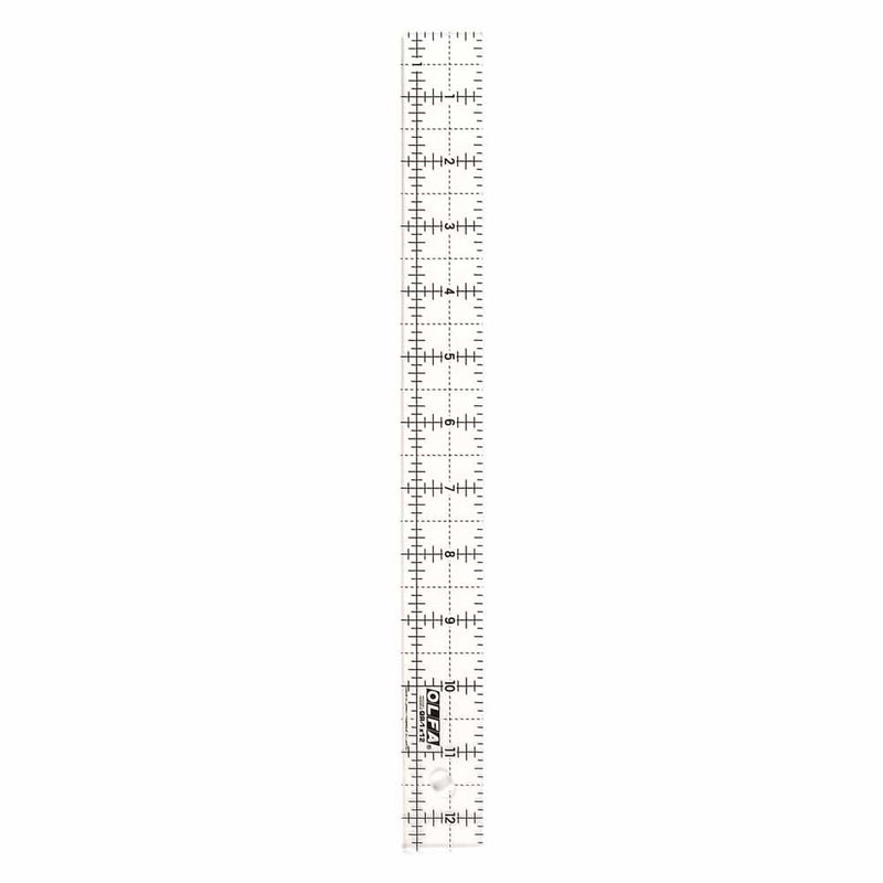 OLFA QR-1x12 - 1¼" x 12½" Règle en acrylique givré