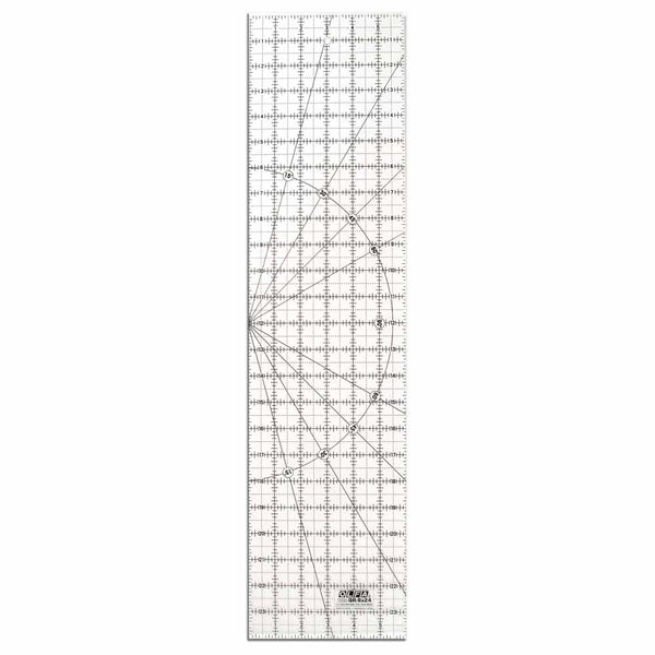 OLFA QR-6x24 - 6" x 24" Frosted Acrylic Ruler