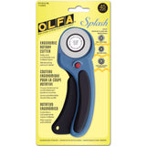 OLFA RTY-2DX/PBL - Couteau rotatif à poignée ergonomique Deluxe de 45mm - bleu Pacific
