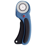 OLFA RTY-2DX/PBL - Couteau rotatif à poignée ergonomique Deluxe de 45mm - bleu Pacific