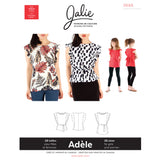 Jalie Pattern 3888 - ADÈLE Flutter Sleeve Top and Tunic