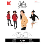 Jalie Pattern 3907 - ALEX Half-Zip Pullover
