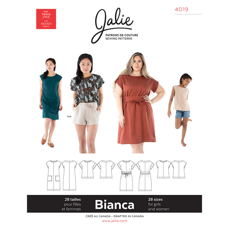 Jalie Pattern - 4019 BIANCA Dress and Top