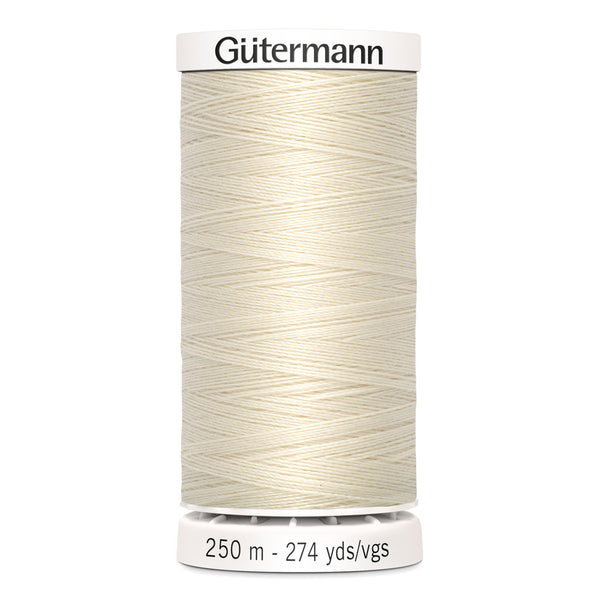 Fil tout usage GÜTERMANN 250m Coquille d Oeuf
