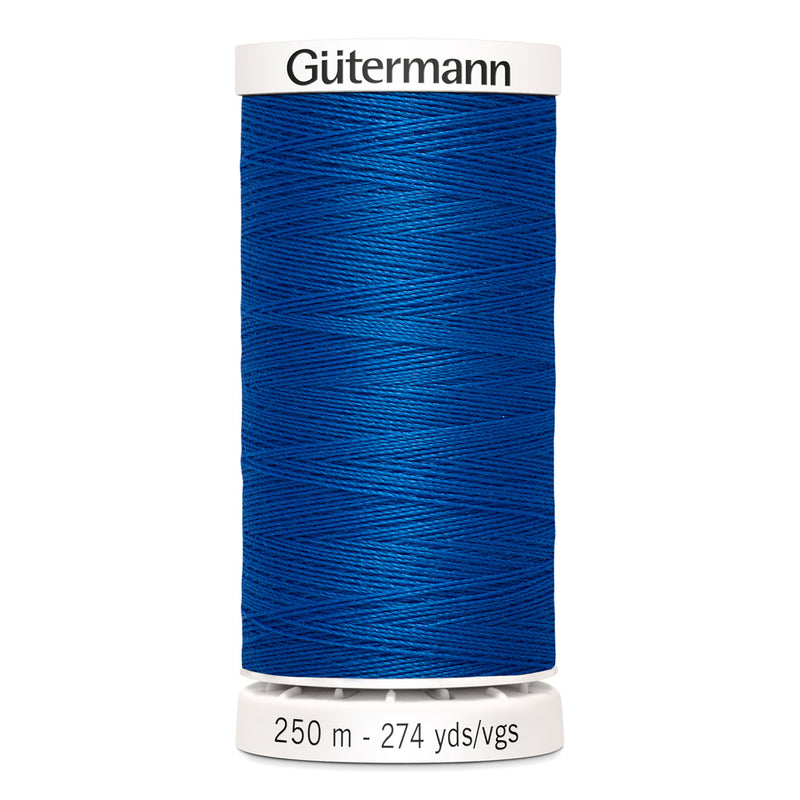 Fil tout usage GÜTERMANN 250m Bleu Électrique