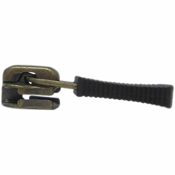 COSTUMAKERS Zipper Slider With Novelty Antique Brass Pull