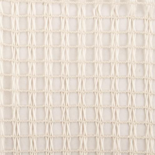 9 x 9 inch Home Decor Fabric Swatch - Concrete - Mesh Cream