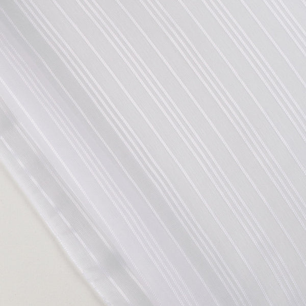 Home Decor Fabric - Alendel - Wide width sheer Pyramids - Bianco