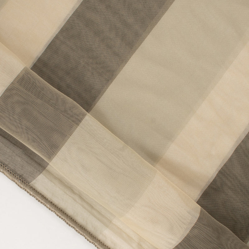 Home Decor Fabric - Alendel - Wide width sheer Woolworth - Aluminium
