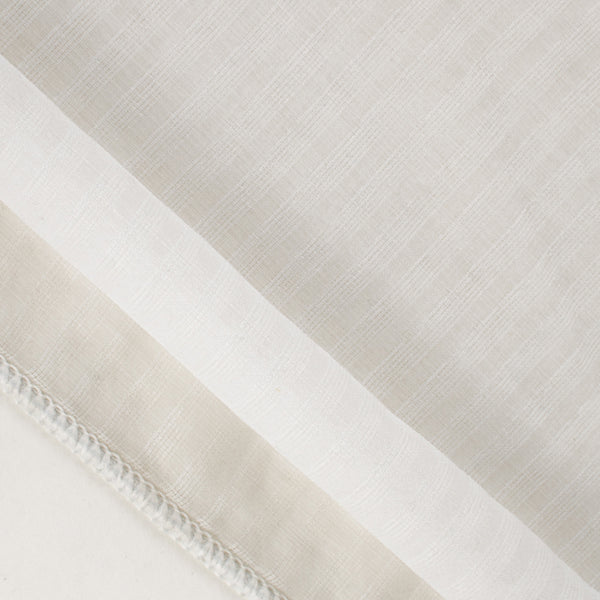 Tissu décor maison - Alendel - Voile grande largeur - Blanc