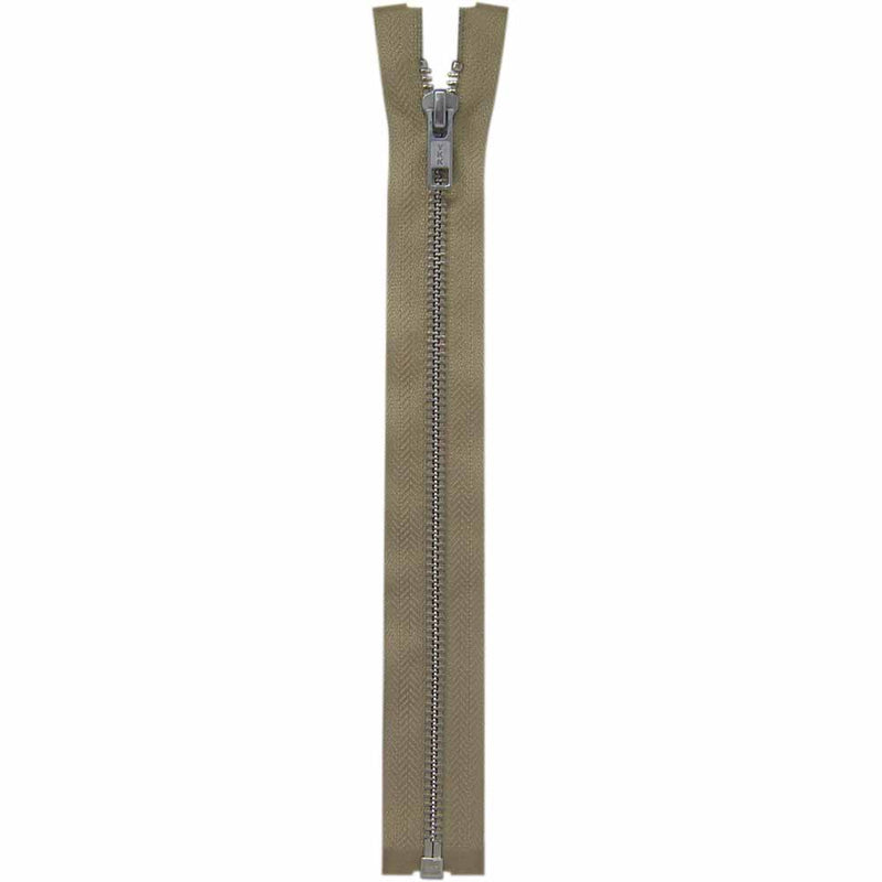 COSTUMAKERS Activewear One Way Separating Zipper 60cm (24") - Light Beige - 1765