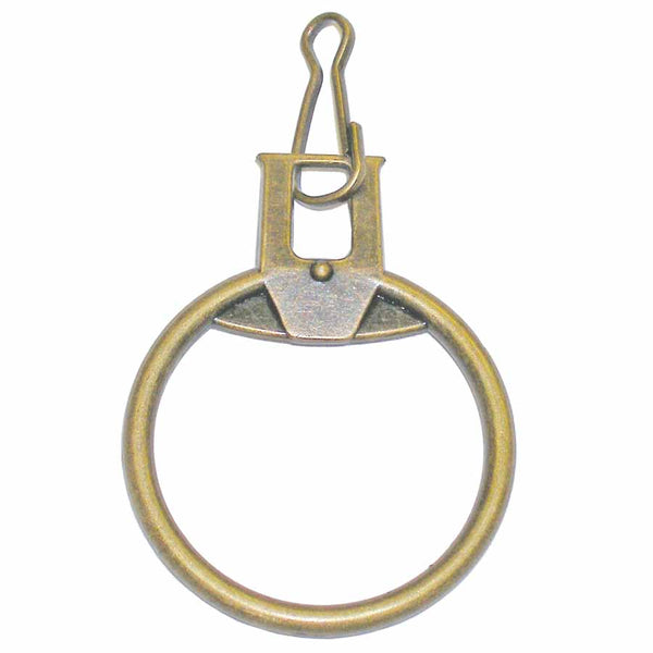 COSTUMAKERS Ring Zipper Pull With Hook - Gold