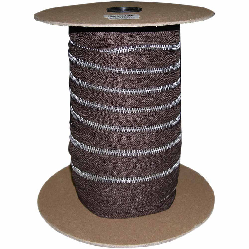 COSTUMAKERS Continuous Zipper Roll 50m (55yd) - Brown