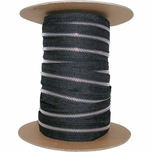 COSTUMAKERS Continuous Zipper Roll 50m (55yd) - Black