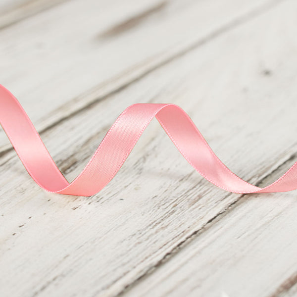 9mm Double Faced Satin Ribbon - Light Pink