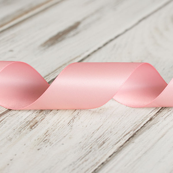 38mm Double Faced Satin Ribbon - Light Pink