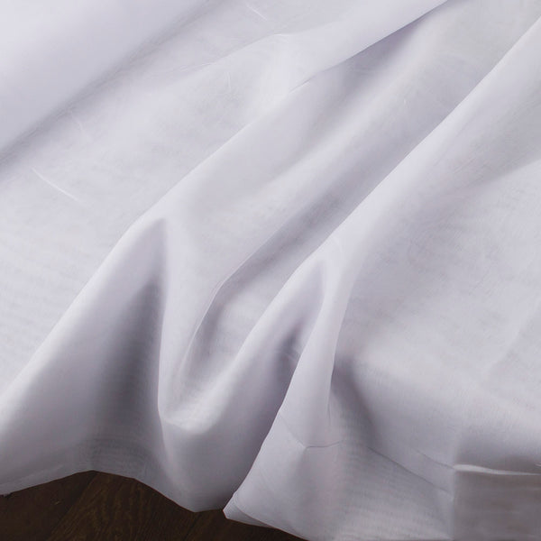 Tissu décor maison - Les Essentiels - Batiste Blanc