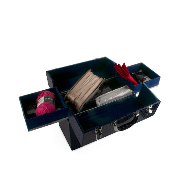 RA13776-VBESTLIFE boîte artisanale Panier à coudre en tissu Boîte à  artisanat Organisateur de rangement divers pour le ménage avec