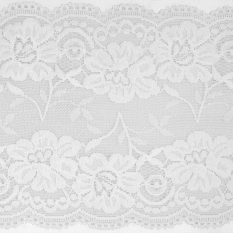 Stretch lace Trims - 6 inches - White – Fabricville