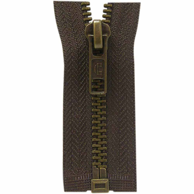 COSTUMAKERS Outerwear One Way Separating Zipper 55cm (22") - Sept. Brown - 1753