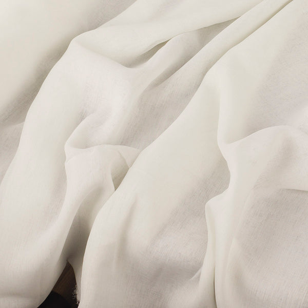 9 x 9 inch Fabric Swatch - Home Decor Fabric - The Essentials - Wide width Athena sheer Cream