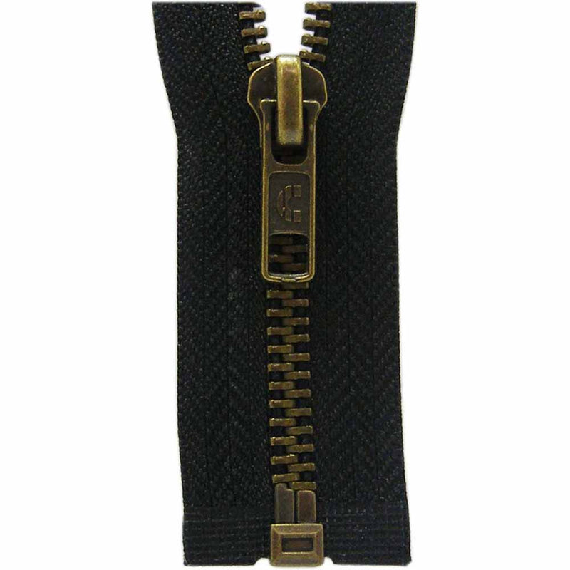 Costumakers Black One Way Separating Zipper 