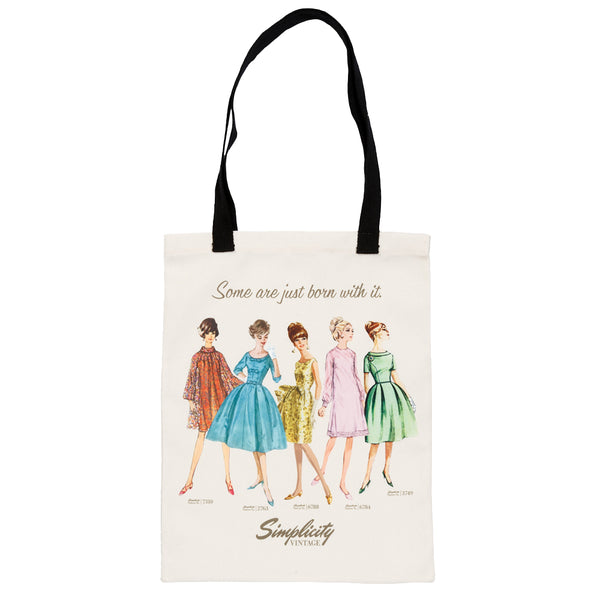 SIMPLICITY VINTAGE TOTE  BORN WITH IT