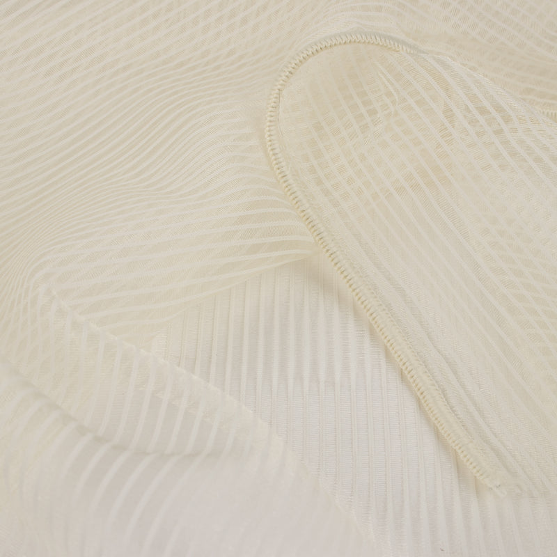 Home Decor Fabric - Designer Sheer - Wide width Deacon -  Ivory