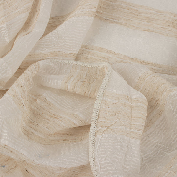 Home Decor Fabric - Designer Sheer - Wide width Lazio -  Natural