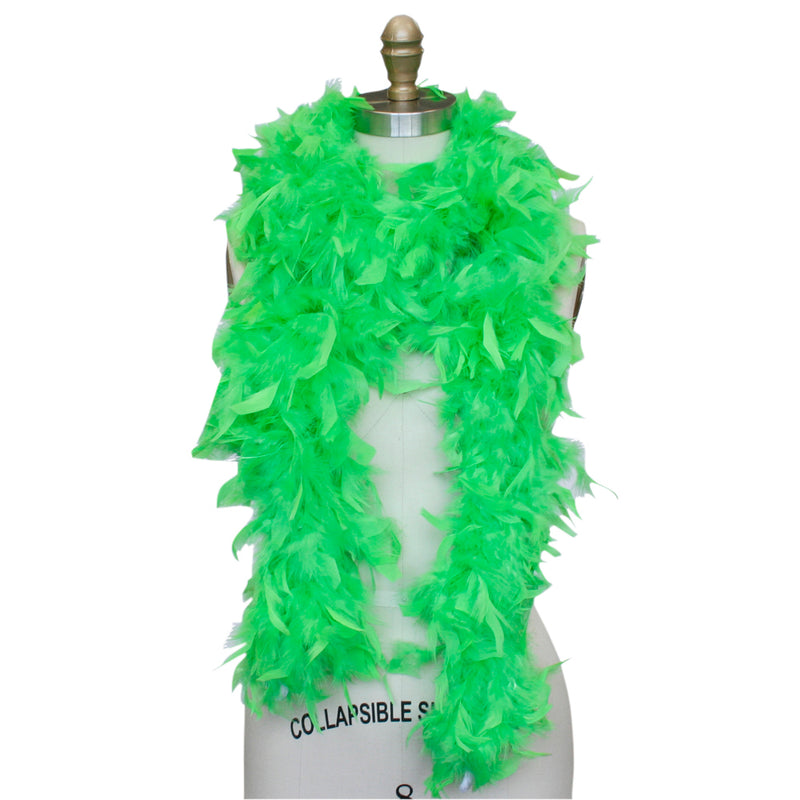 Feather Boa - Lime Green
