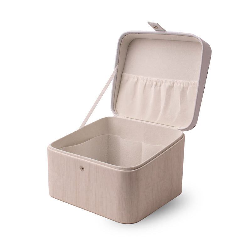 Portable Storage Box - Square Cream with Black/White Print – Fabricville