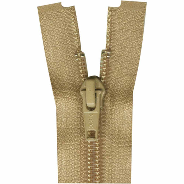 COSTUMAKERS Activewear One Way Separating Zipper 23cm (9") - Light Beige - 1760