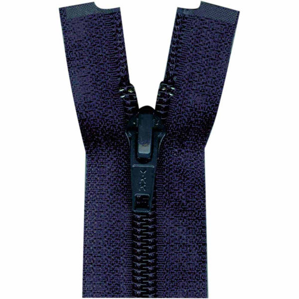 COSTUMAKERS Activewear One Way Separating Zipper 55cm (22") - Navy - 1760