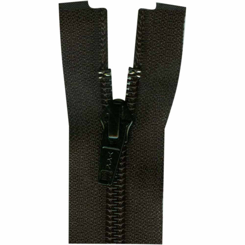 COSTUMAKERS Activewear One Way Separating Zipper 55cm (22") - Black - 1760