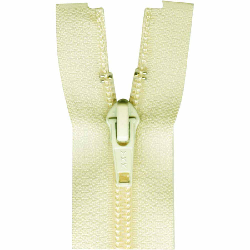 COSTUMAKERS Activewear One Way Separating Zipper 65cm (26") - Cream - 1760