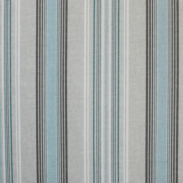 9 x 9 inch Home Decor Fabric Swatch - Home Decor Fabric VERONA - Tranquil stripes - Turquoise