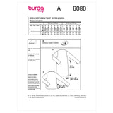 BURDA - 6080 Dress, Top with Integral Collar