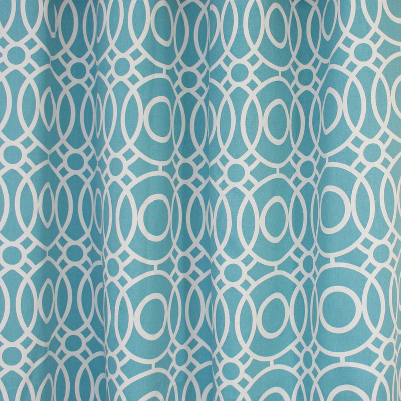 Home Decor Fabric - Illinois - Trellis Aqua