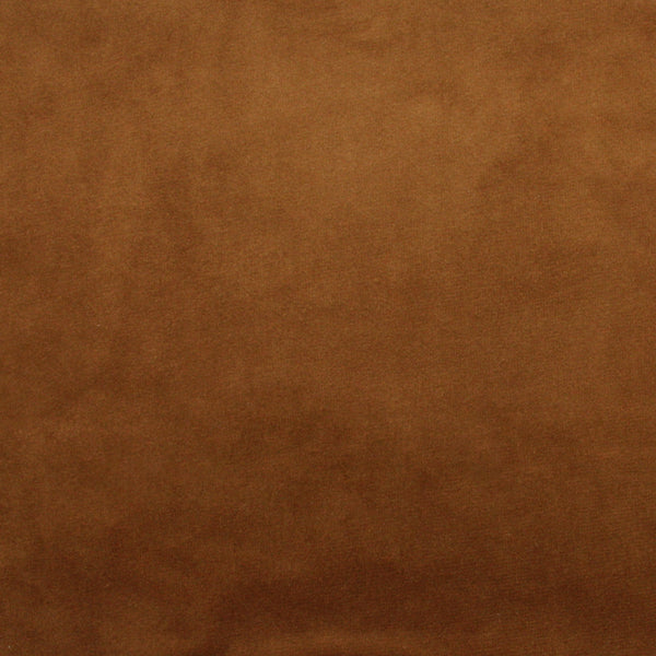 9 x 9 po échantillon de tissu - Tissu décor maison - Les essentiels - Velours luxe - Cannelle