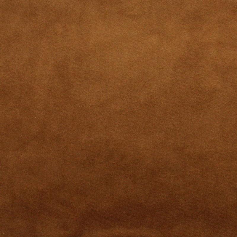 9 x 9 po échantillon de tissu - Tissu décor maison - Les essentiels - Velours luxe - Cannelle