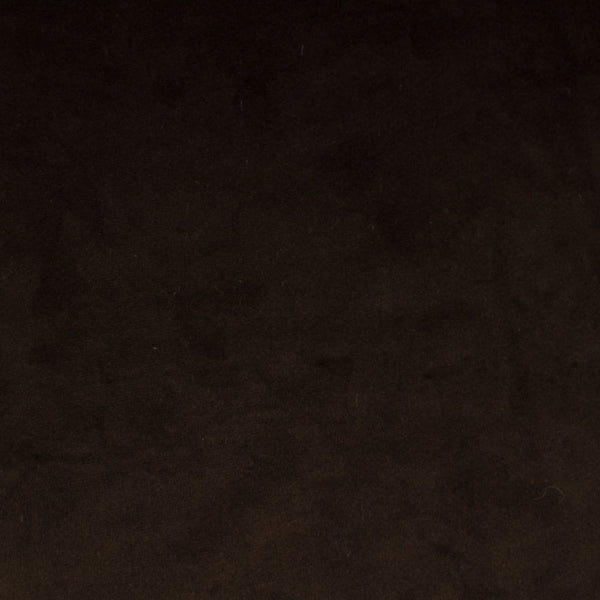 9 x 9 inch Home Decor Fabric Swatch - The Essentials - Luxe velvet Dark Brown