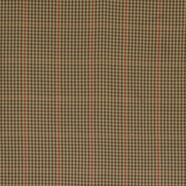 9 x 9 po échantillon de tissu -Tissu décor maison - Iowa - Bennett - Brun