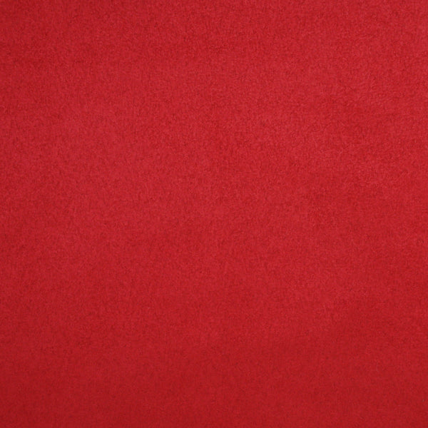 9 x 9 po échantillon de tissu – Tissu décor maison - Les essentiels - Suède luxe - Rouge