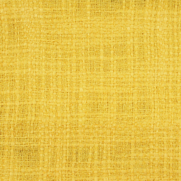 9 x 9 po échantillon de tissu - Tissu décor maison - Les essentiels - Bouclé luxor - Jaune