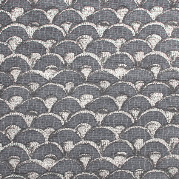 9 x 9 inch Fabric Swatch - Home Decor Fabric - wide width - Illinois - Kimiko - Grey